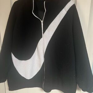 Nike fleece reversible Zip-Up Jacket